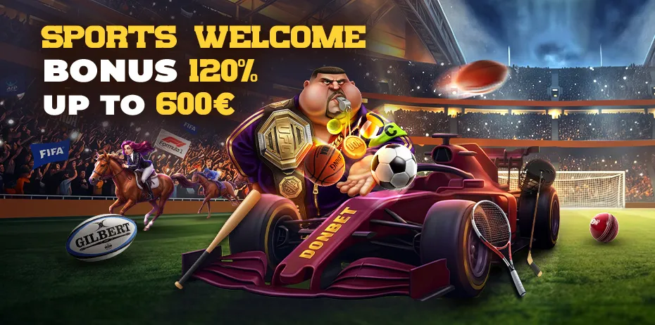 120% Sport Welcome Bonus up to 600 €/$